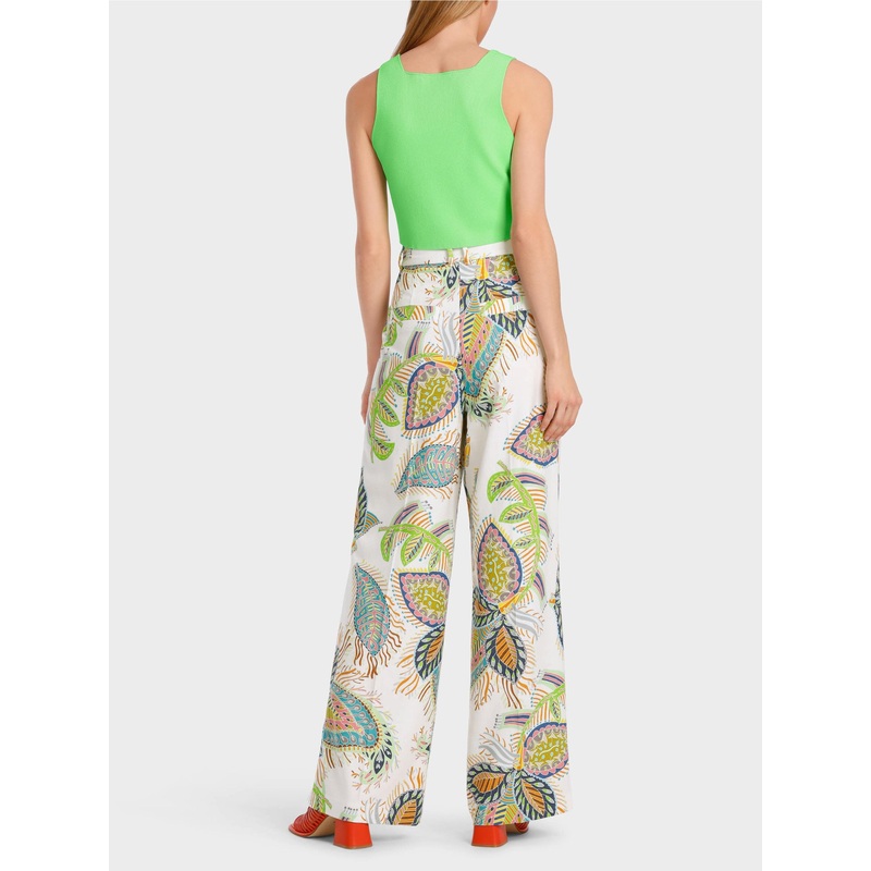Wichita Model - Printed Pleated Pants