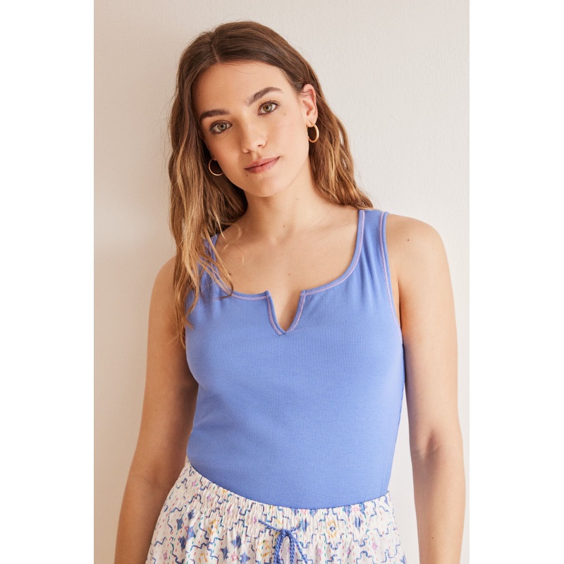 Blue Print Straps Short Pant Pyjama