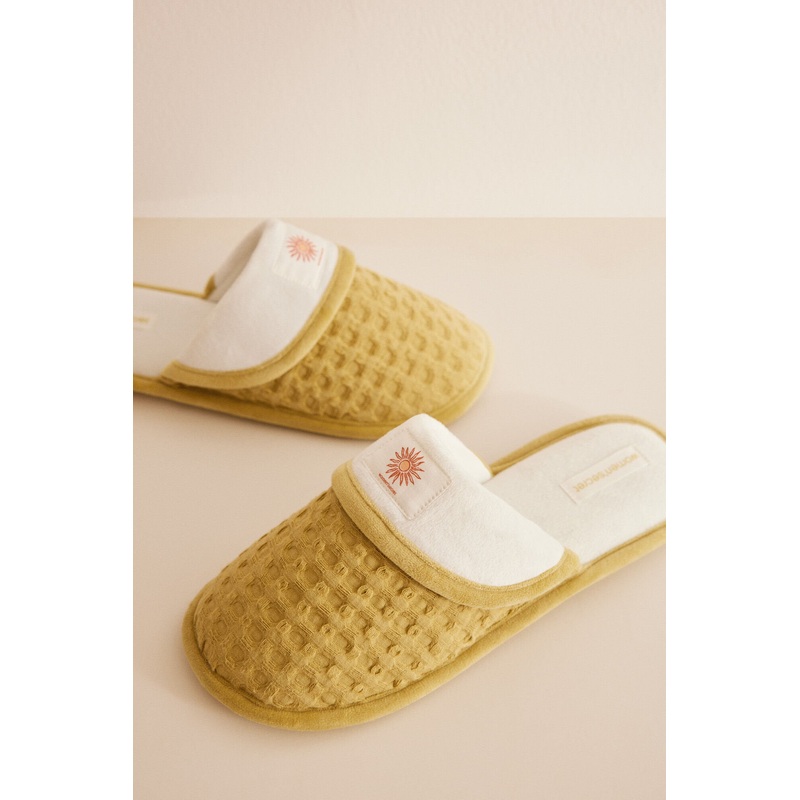 Green Shower Slippers