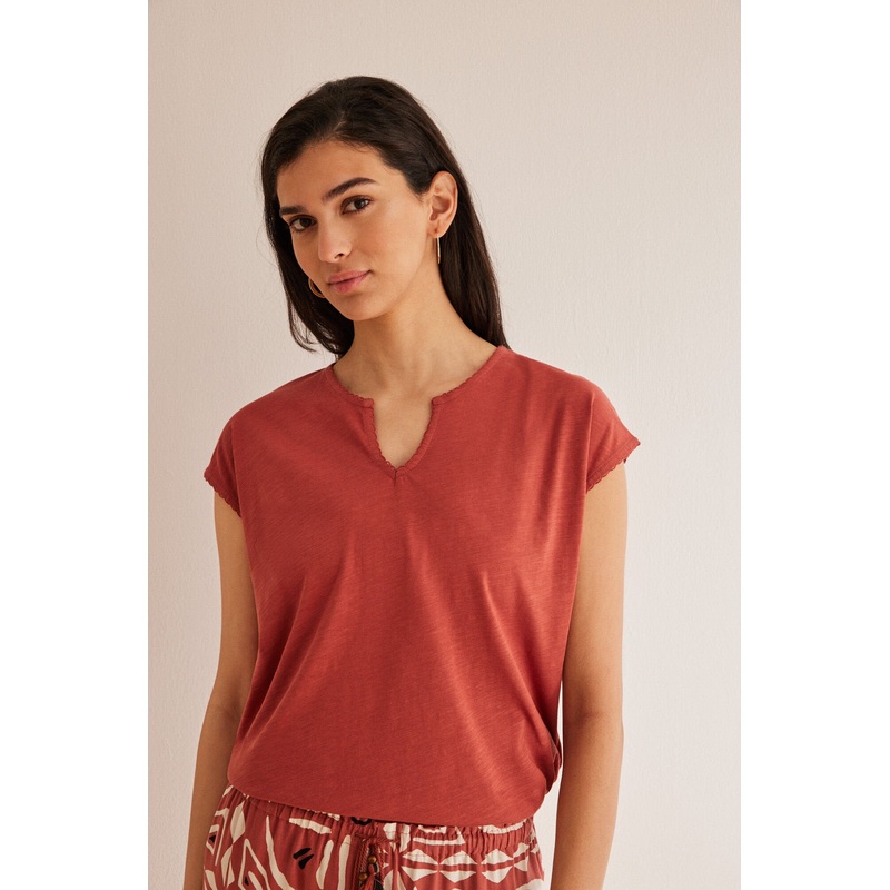 Orange Short Sleeves T Shirt