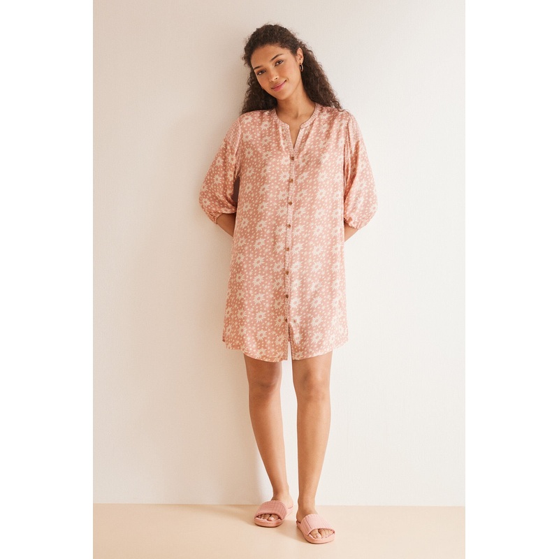 Pink Short Sleeves Camisoles