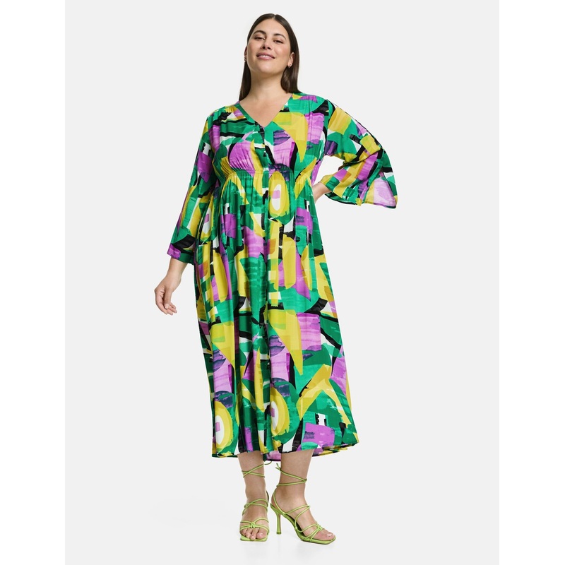 Boho Dress With A Colourful Print