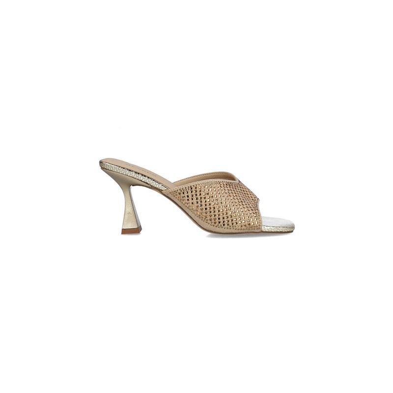 Embellished High-Heel Open-Toe Mules