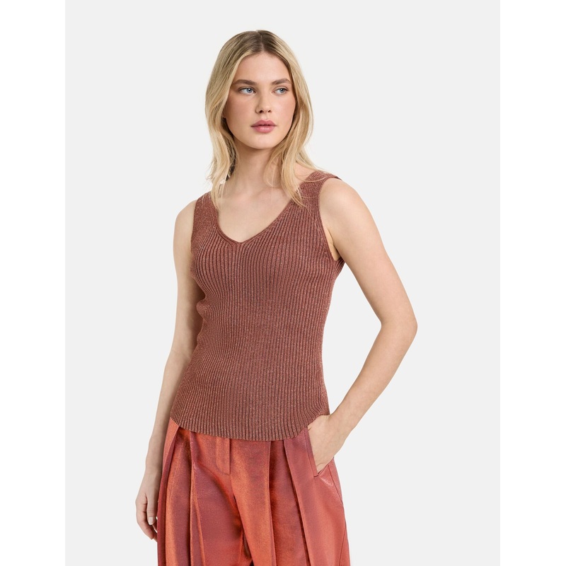 Knitted Top With A Glitter Effect