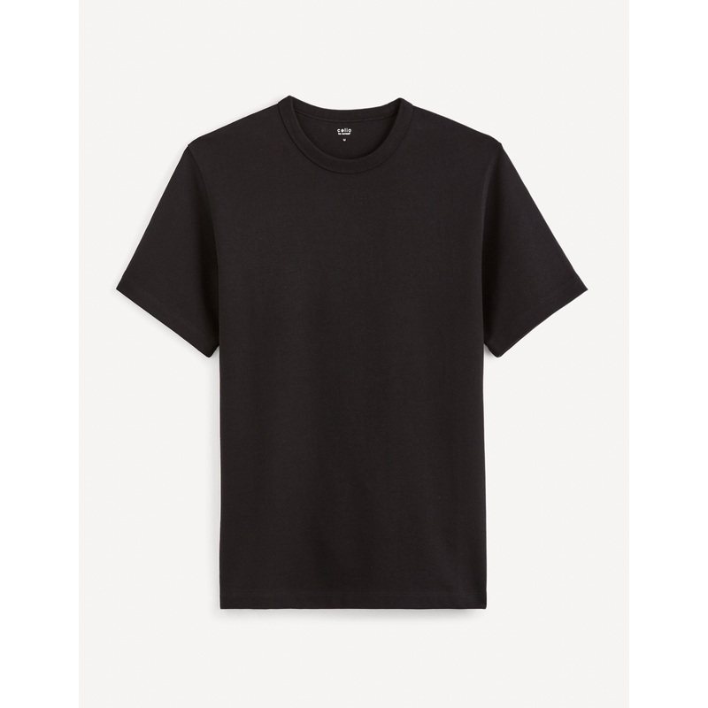 Round-Neck Cotton T-Shirt