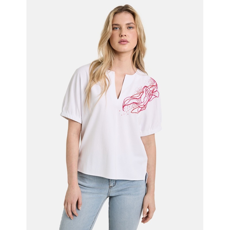 Top With Embroidery