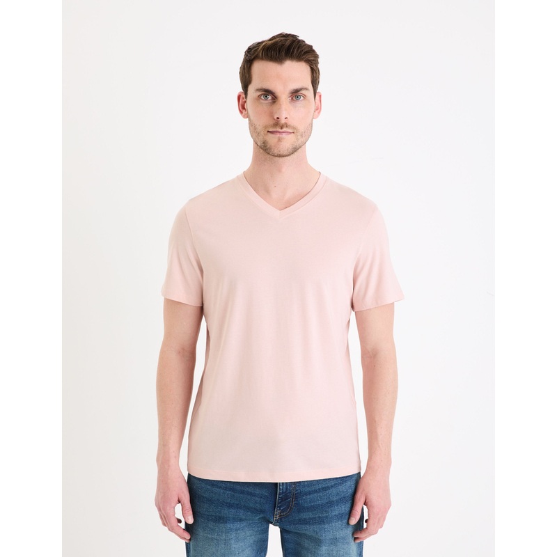 V-Neck T-Shirt 100% Cotton