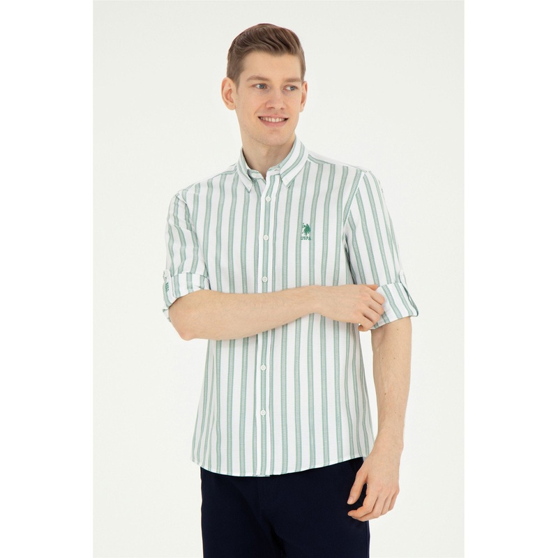 Button Down Shirt With Logo