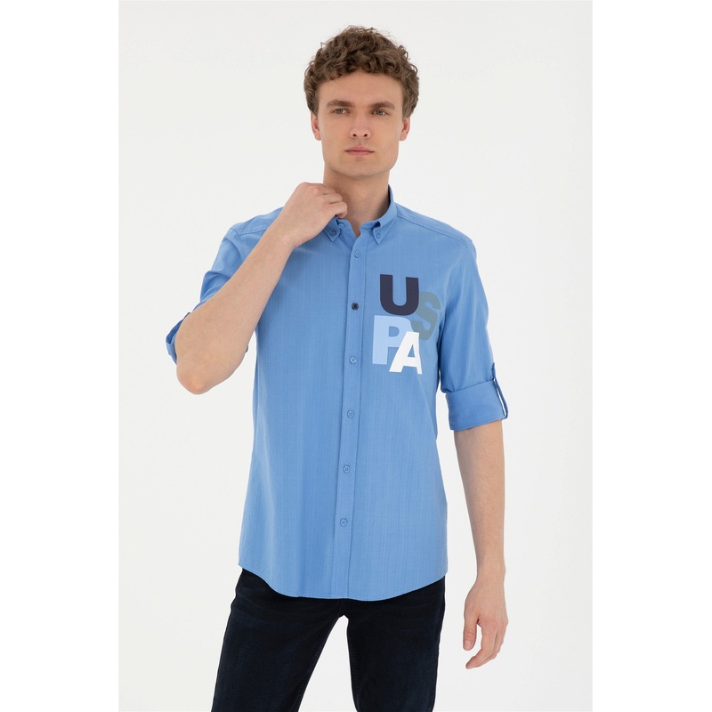 Button Down Shirt With Uspa Logo