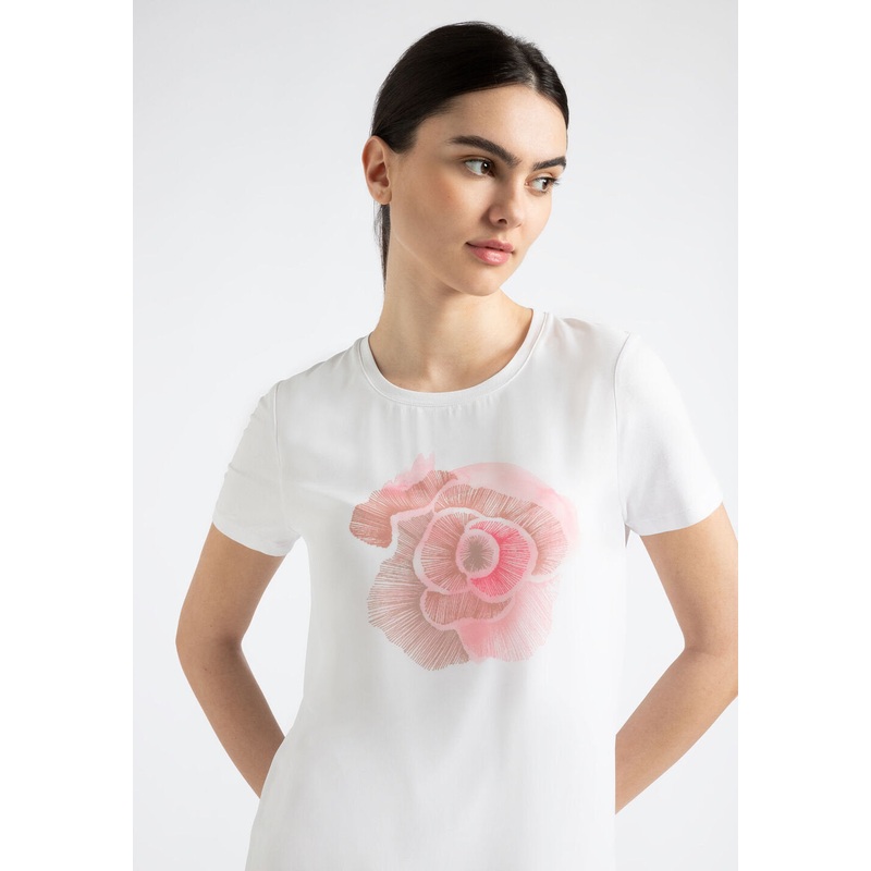 Double T-Shirt With Front Print