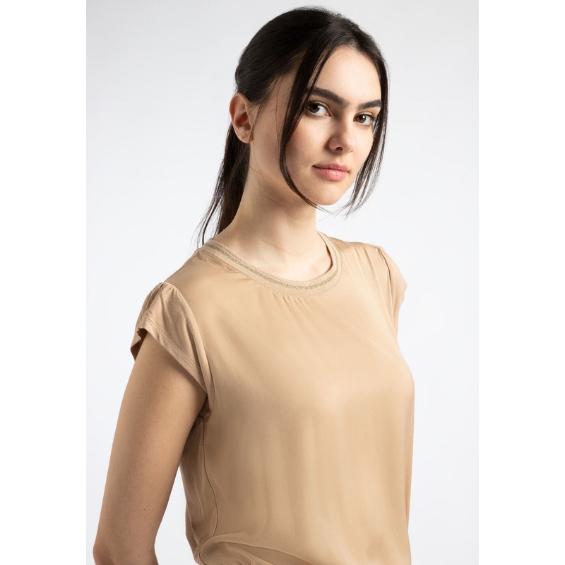 Satin Front Shirt