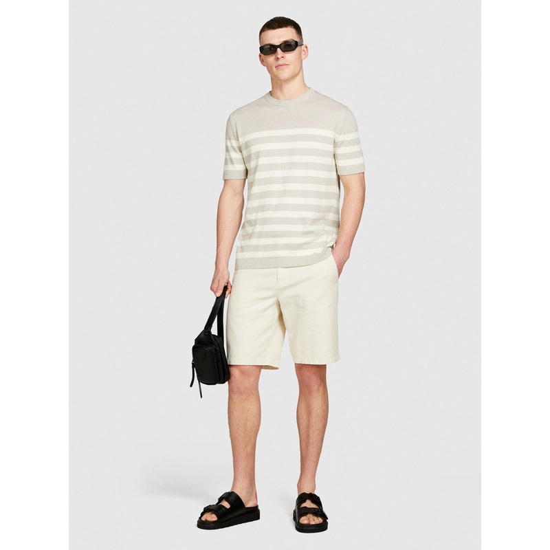 Striped Knit T-Shirt