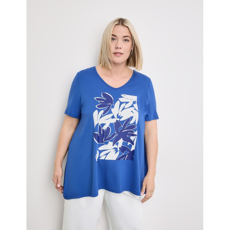 T-Shirt With A Floral Print