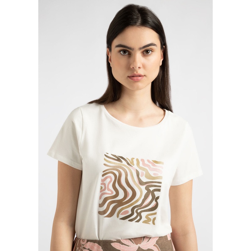 T-Shirt With Front Print
