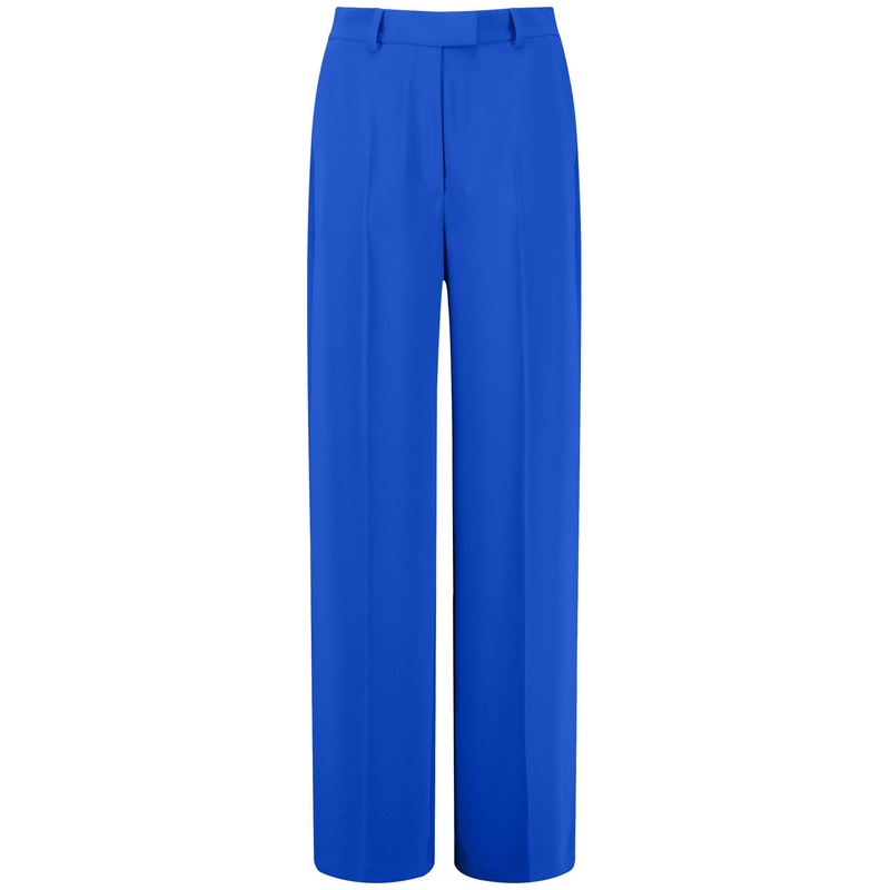 Wrinkle-Free Wide Leg Trousers