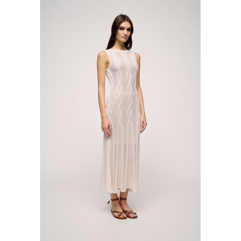 Cerchia Perforated Knit Dress