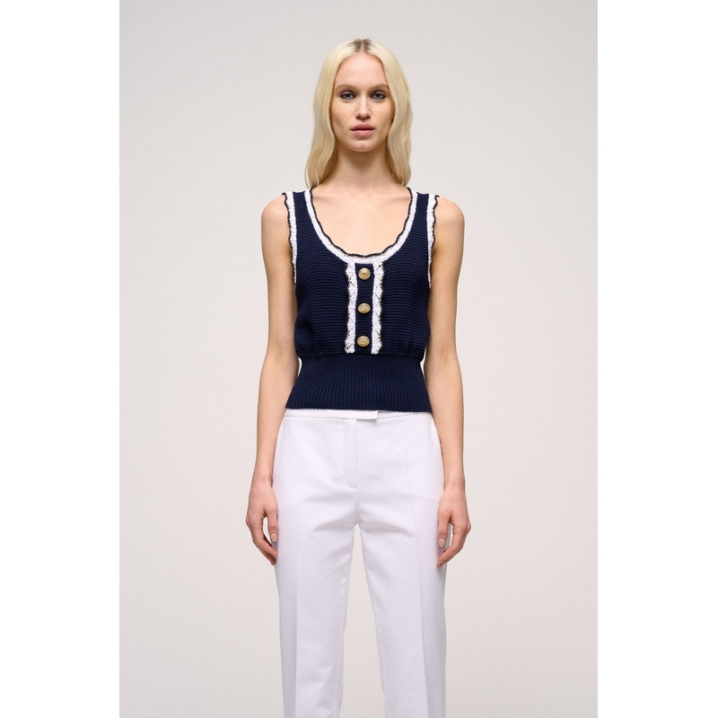 Chinino Bon-Ton Knit Top