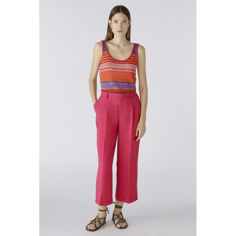 Culotte Style Dress Trousers In Lyocell Blend