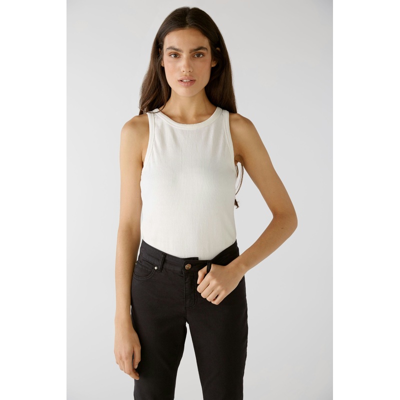 Filiz Top Elasticated Viscose Rib