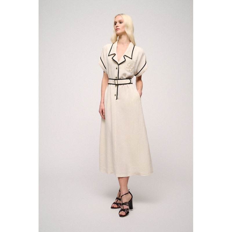 Parente Embroidered Shirt Dress