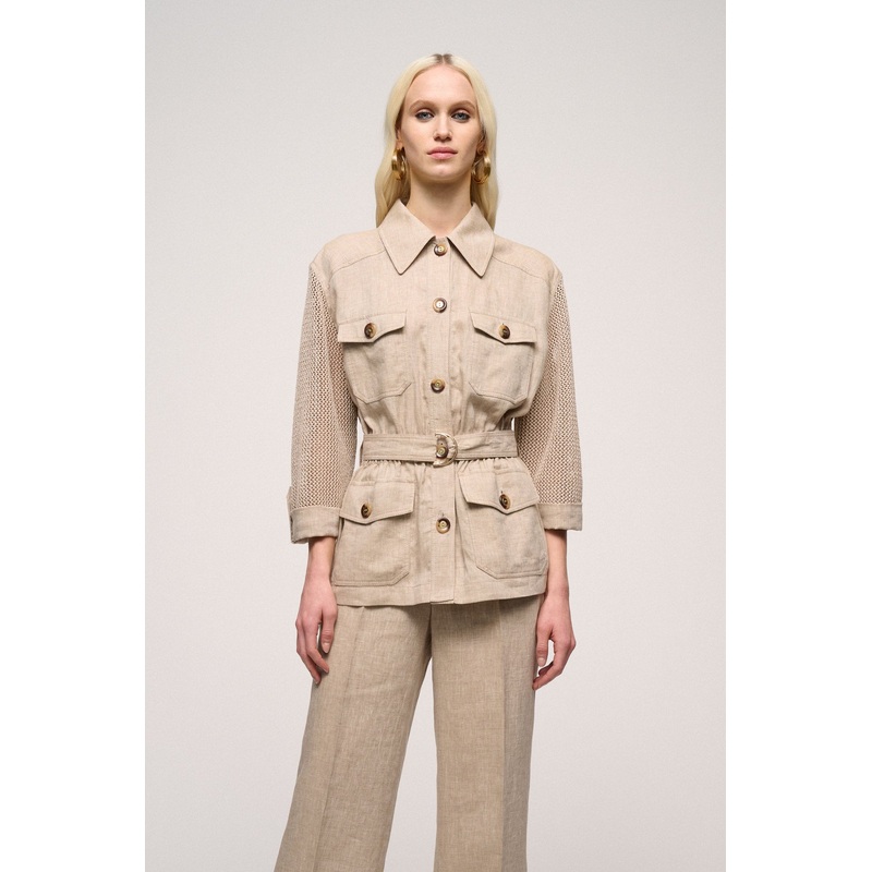 Velista Pure Linen Field Jacket