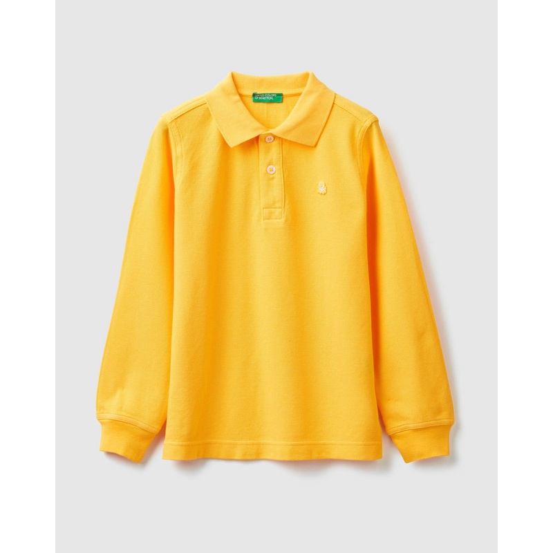 Yellow L/S Polo Shirt