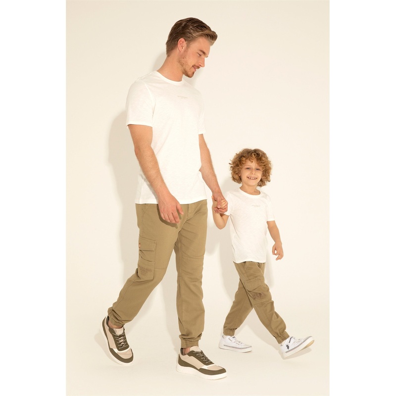 Brown Cargo Trousers