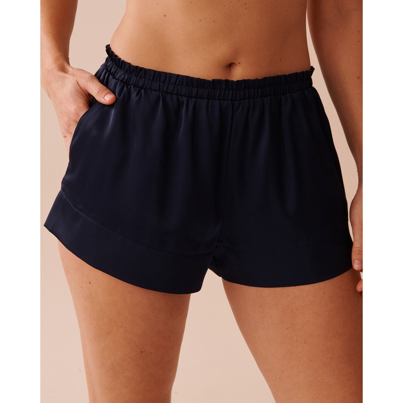 Luxury Edition Frill Detail Satin Shorts