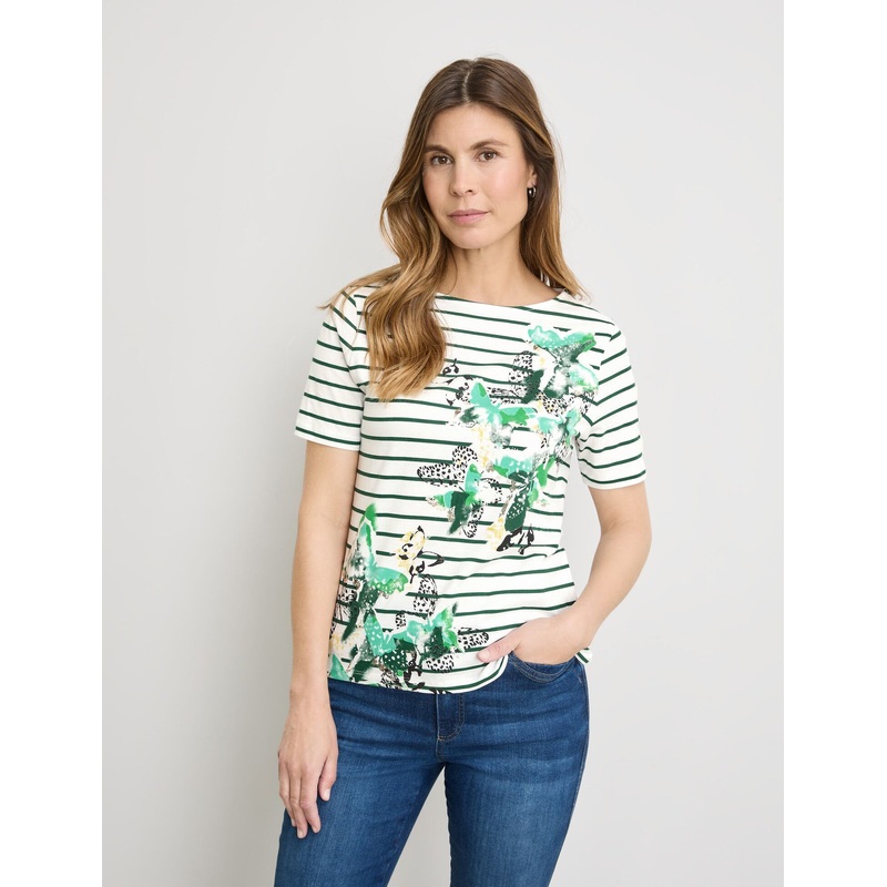 Striped Cotton T-Shirt