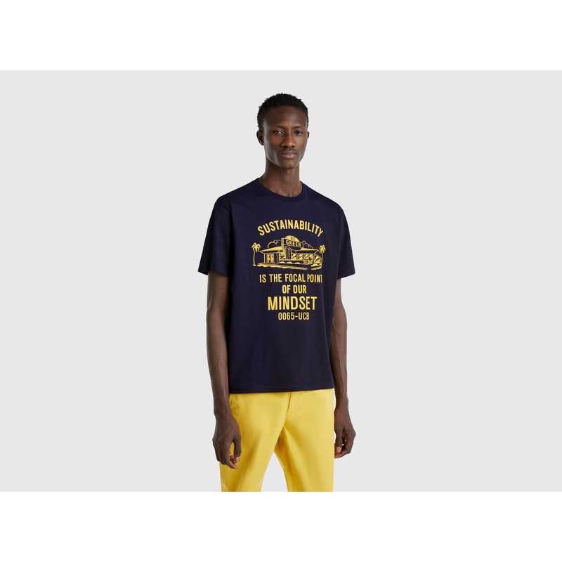 T-Shirt with Print in Organic Cotton