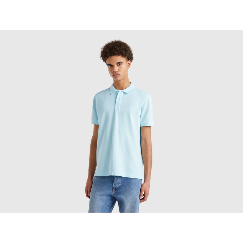 Turquoise Regular Fit Polo