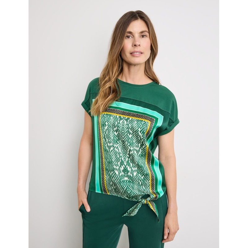 Blouse Top With A Knotted Detail