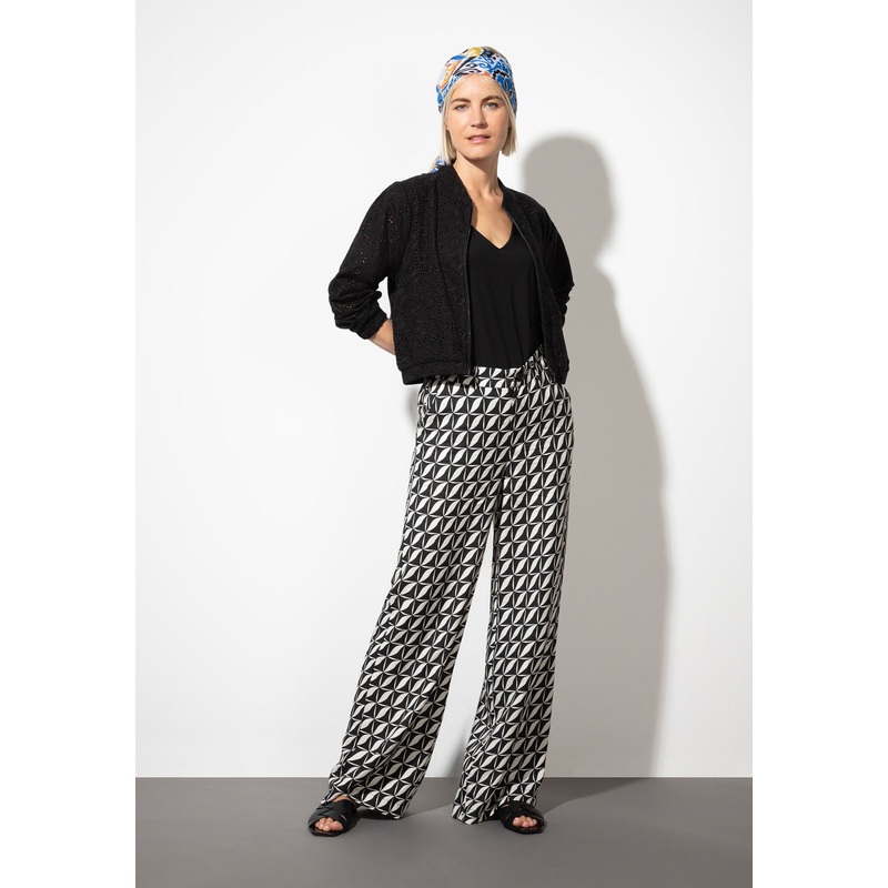 Graphic Print Palazzo Pants