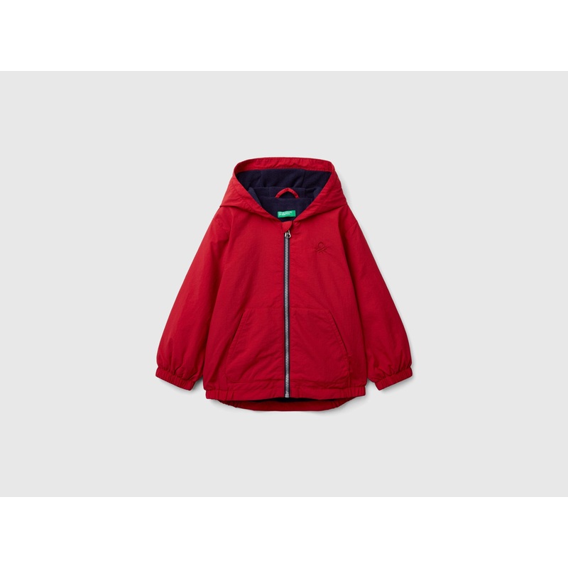 Jacket With Oversized Hood