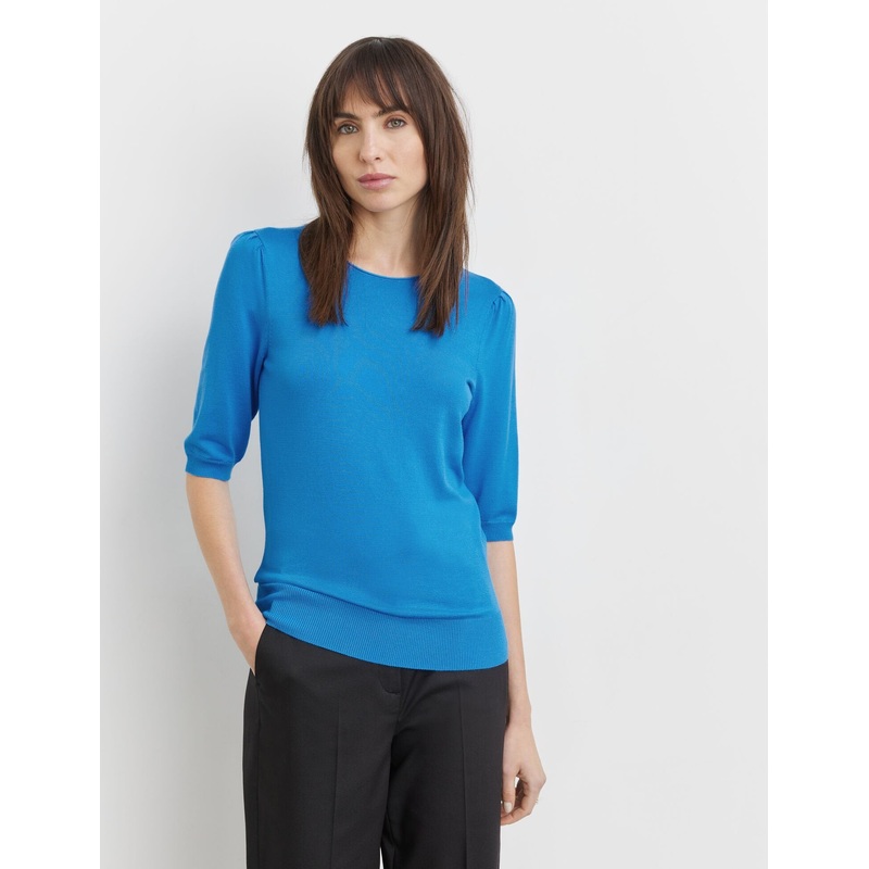 Jumper With Puff Sleeves
