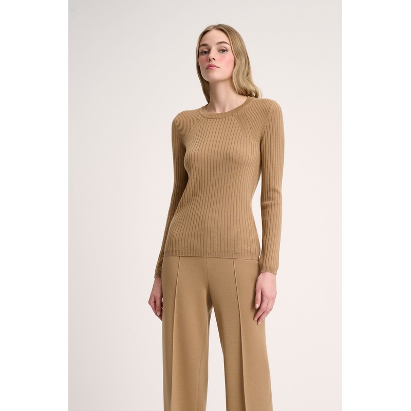 Maggi Rib-Knit Pullover