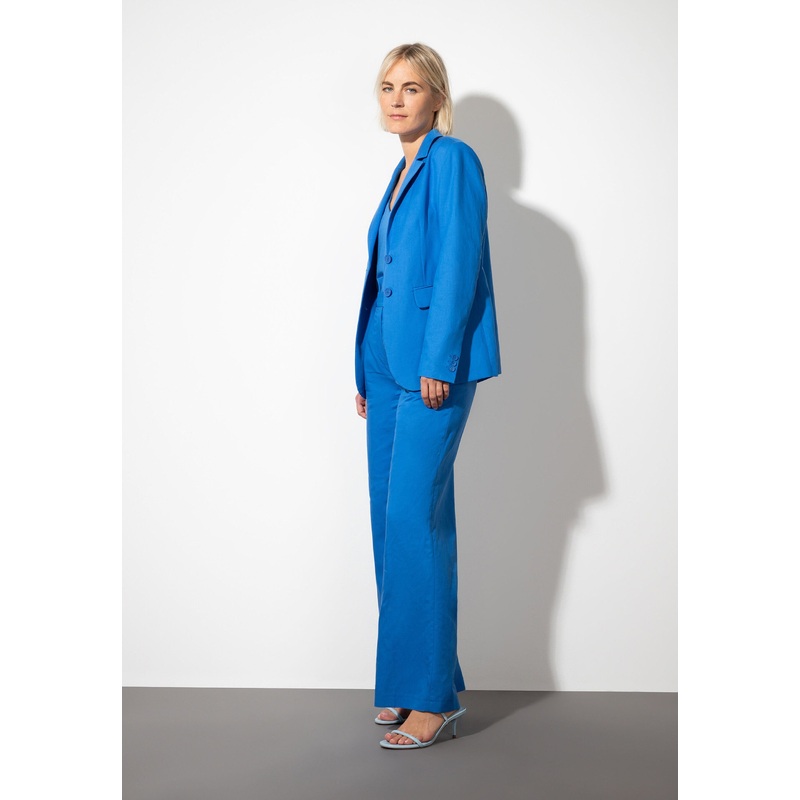 Magic Blue Linen & Lyocell Trousers