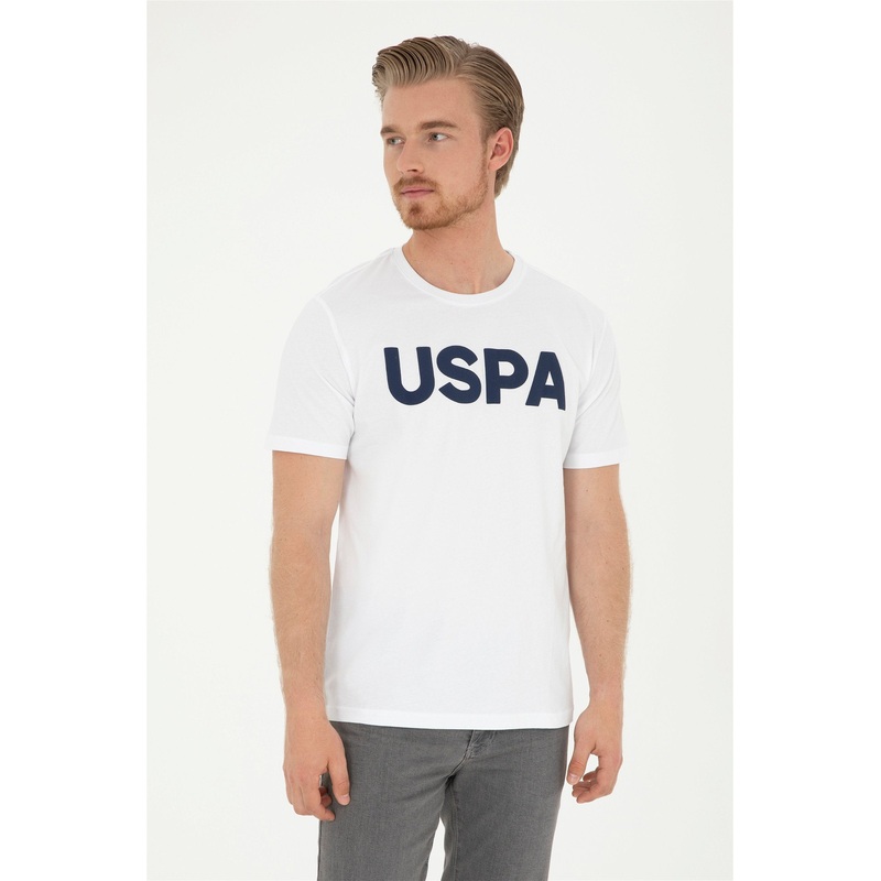 White T-Shirt With USPA Logo