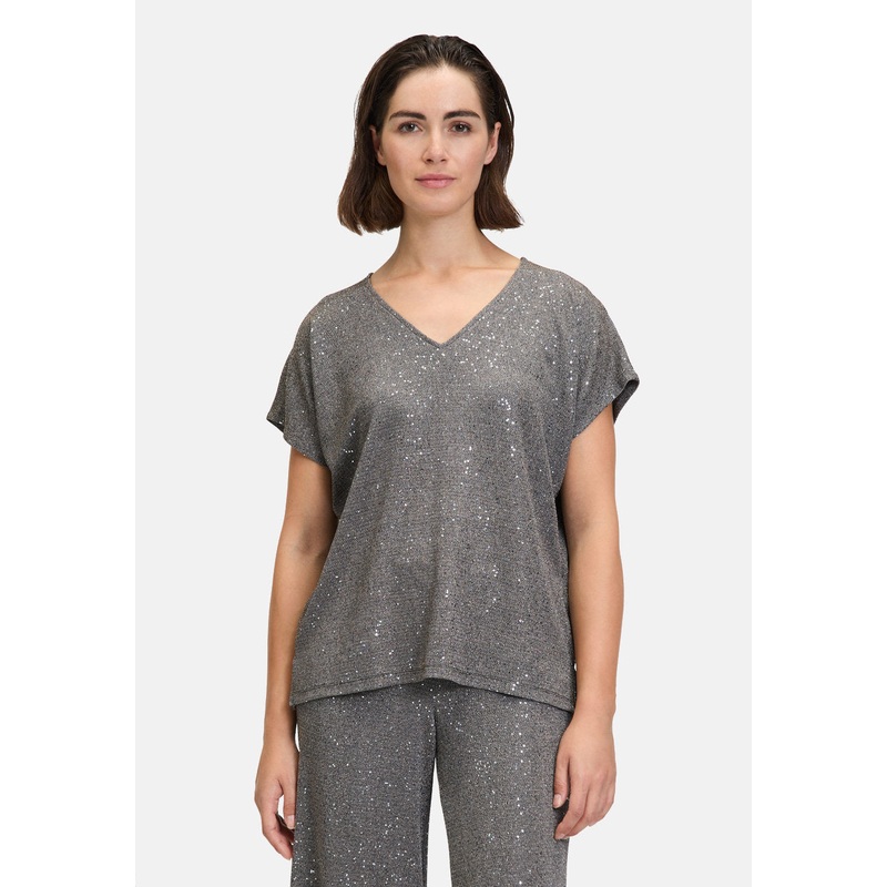 Blouse Shirt With V-Neck
