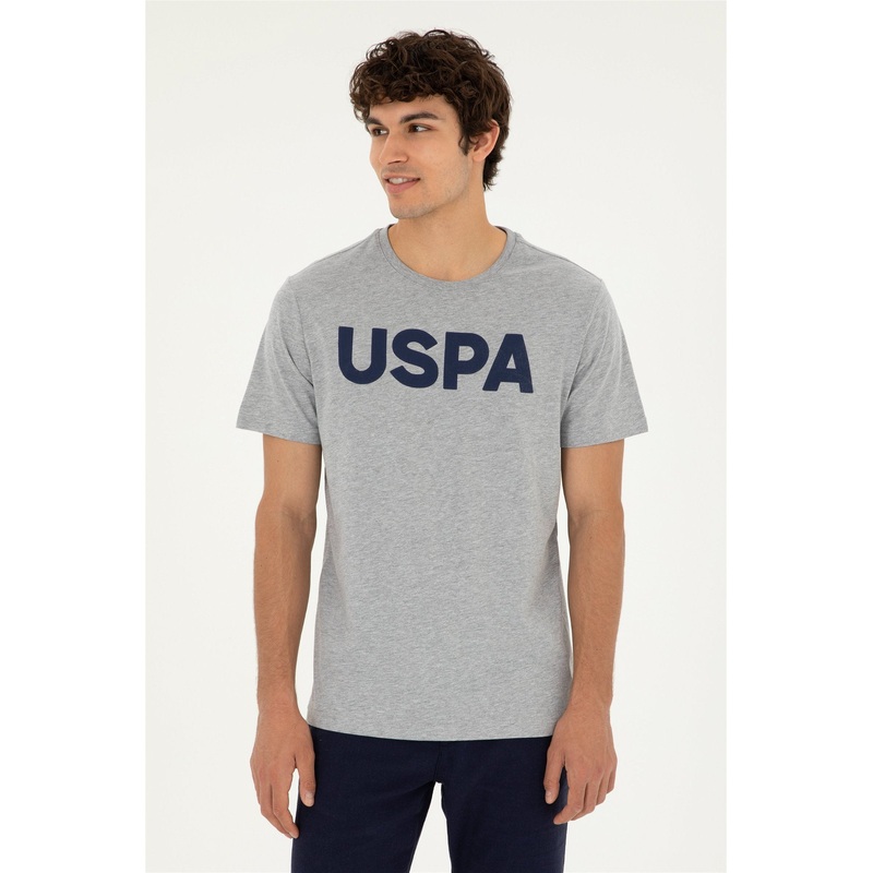 Grey T-Shirt With USPA Logo