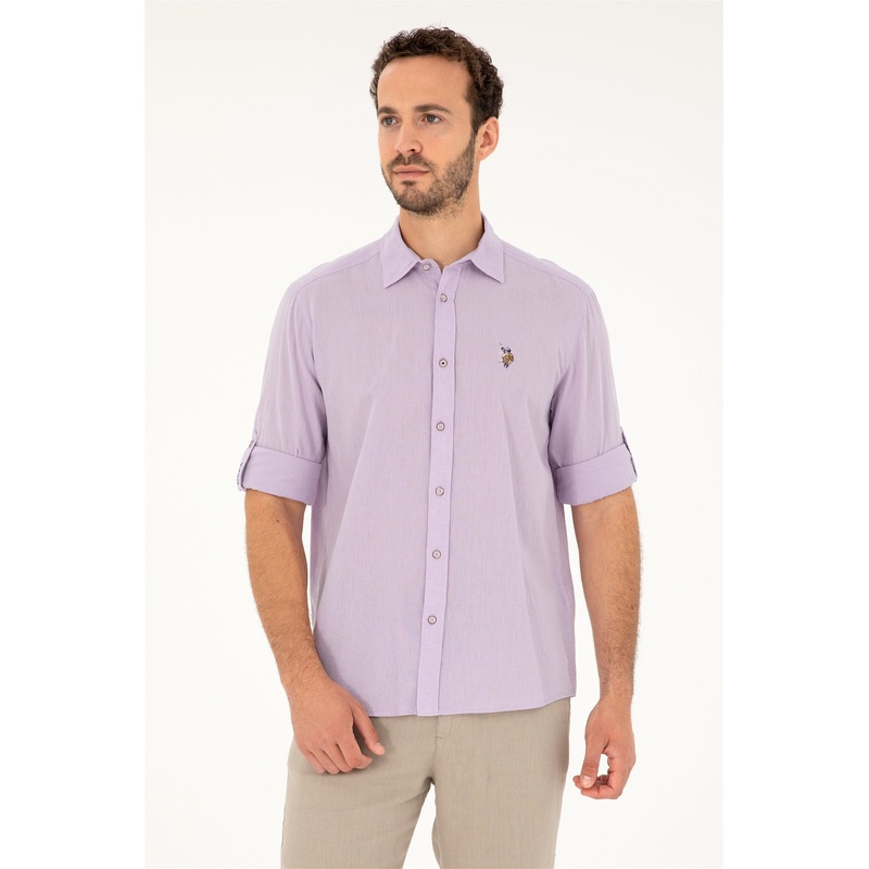 Lavendar Button Down Shirt