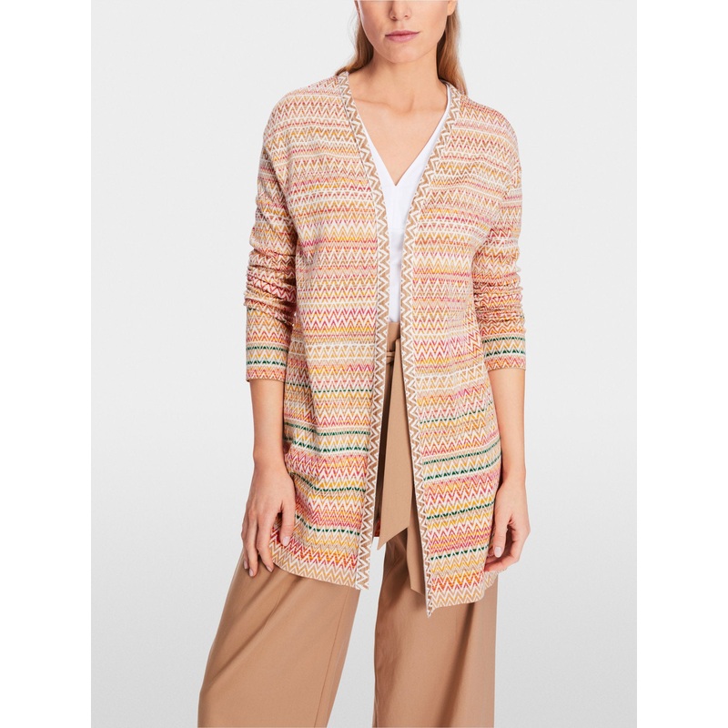 Open Front Cardigan Knitted In Germany