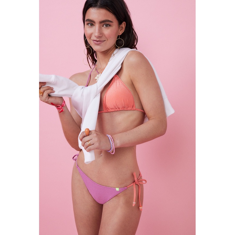 Shiny Strappy Bikini Panties