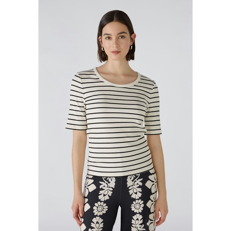 T-Shirt Elastic Viscose Rib