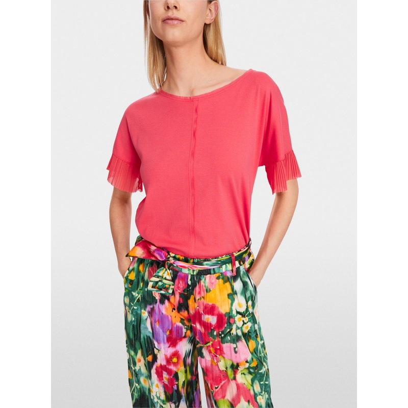 T-Shirt With Pleated Armhole