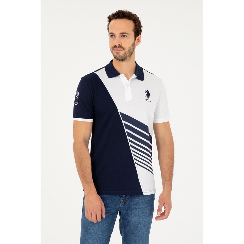 Color Block Polo Shirt