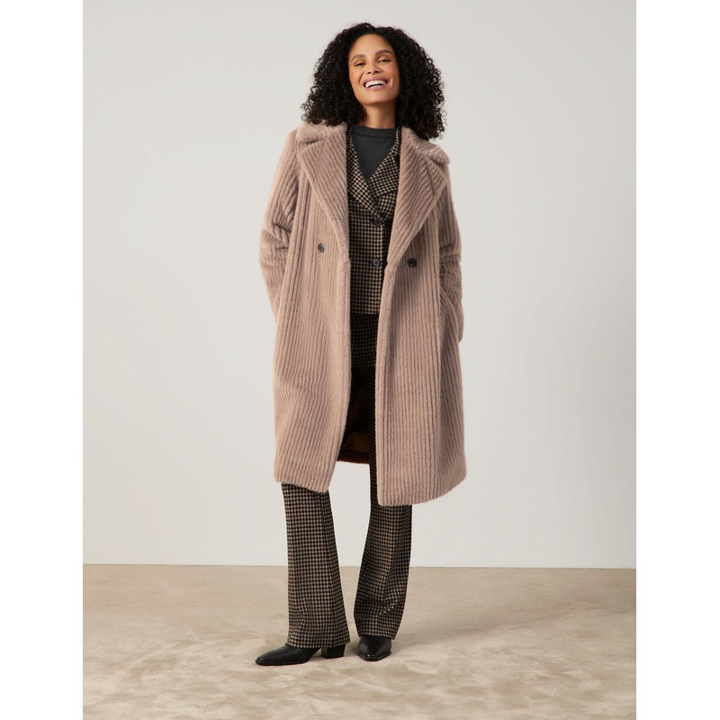 Cosy Coat With A Waist Belt