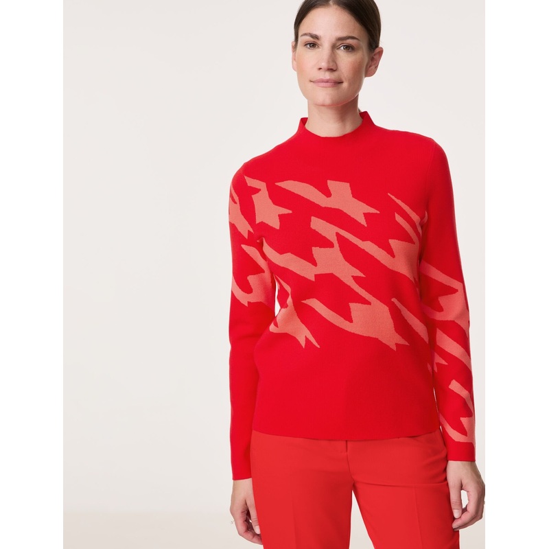 Jacquard Knit Sweater