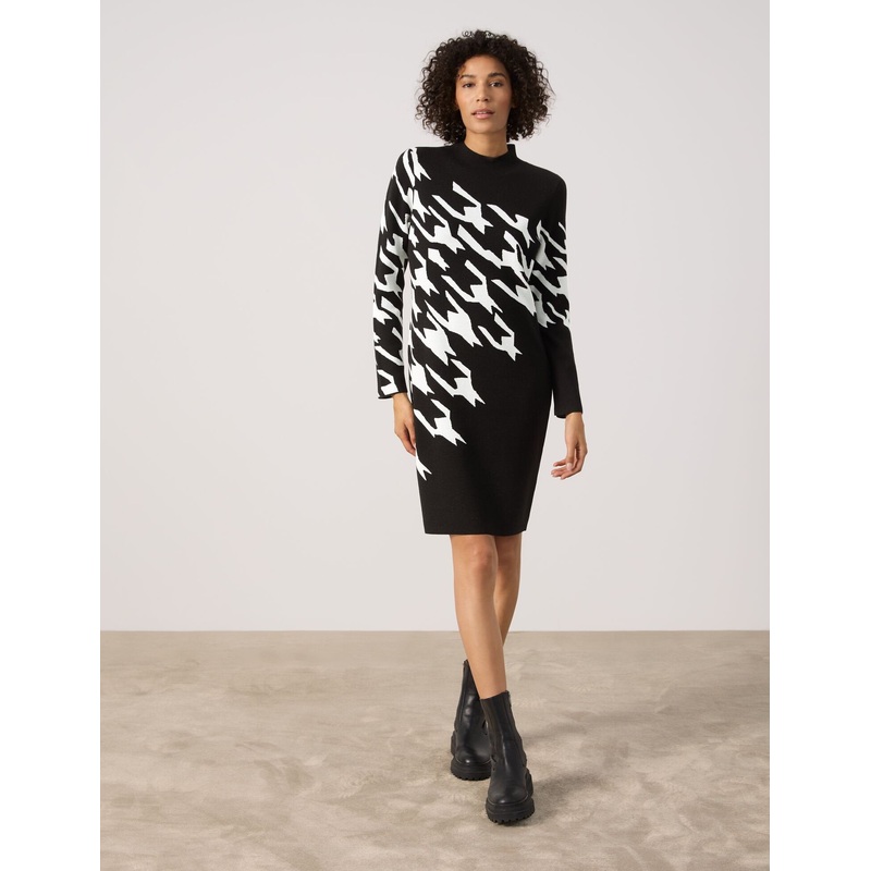 Knitted Dress With Jacquard Pattern