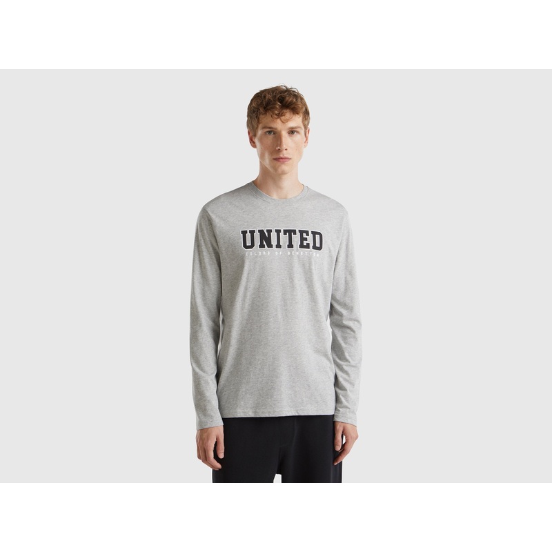 Long Sleeve T-Shirt With Logo Print
